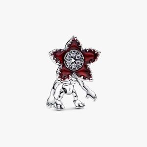Pandora Red and Silver Star Charm